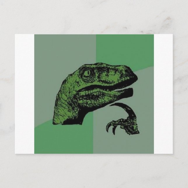 Filosoraptor Vykort (Framsida)