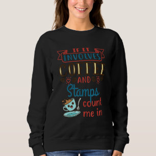 Filotfilat i kaffet och Frimärke Frimärke T Shirt