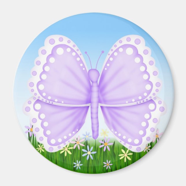 Filskåpet Butterfly Magnets Locker Magnet File Cab (Framsidan)