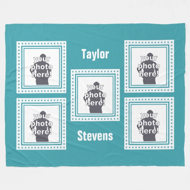 Filt för BESTÄLLNINGS- FOTO-, TEXT- & FÄRGull (Framsidan (Horisontell))