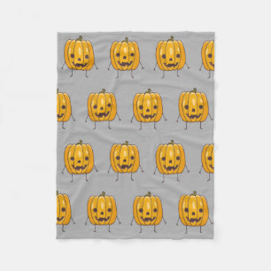 Filt för Halloween pumpamönster