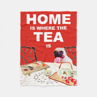 Filt för kast för mopshundull