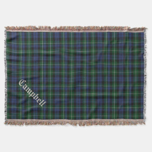 Filt för kast för pläd för klanCampbell Tartan