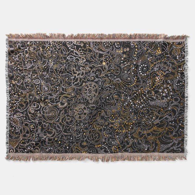 Filt för kast för Rapturestjärnakonstellation (Framsidan)