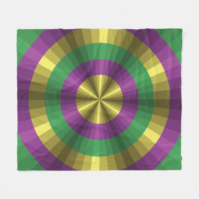 Filt för Mardi Gras illusionull (Framsidan (Horisontell))