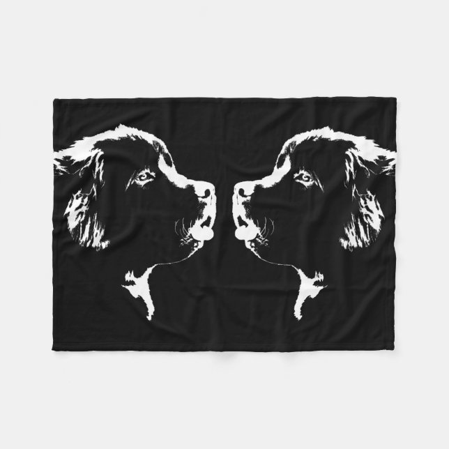 Filt för Newfoundland filtNewfoundland valp (Framsidan (Horisontell))