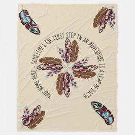 Filt för personligindianfjäder