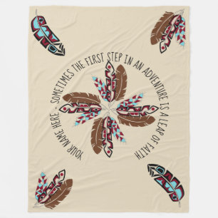 Filt för personligindianfjäder