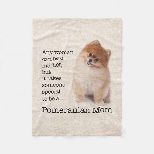 Filt för Pomeranian mammaull (Framsidan)