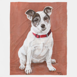 Filt för porträtt för jackRussell Terrier