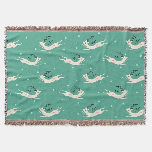 Filt för Rompin renmönster (Framsidan)