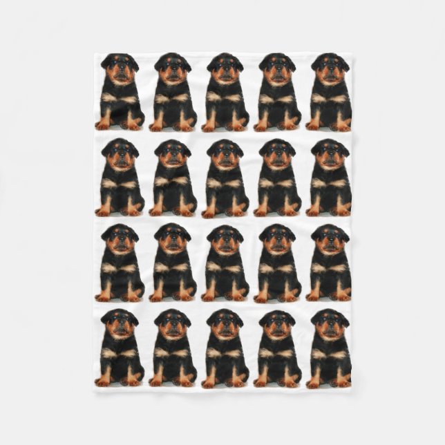 Filt för Rottweiler valpull (Framsidan)