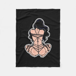Filt för Shibari flickaomsorg