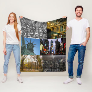 Filt för sight för New York souvenirfilt NYC