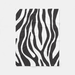 Filt för svart- & vitzebra tryckull