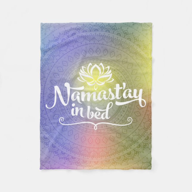 Filt för ull för citationstecken för Namaste (Framsidan)