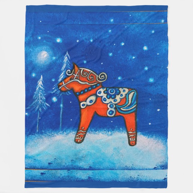 Filt för ull för Dala häst II (Framsidan)