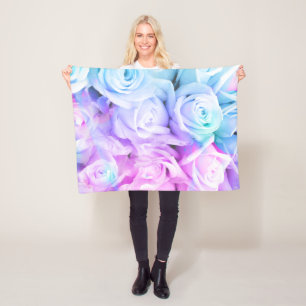 Filt för ull för eleganta Ombre ro Buttery mjuk