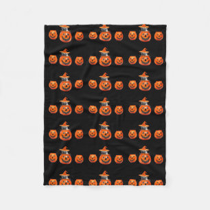 Filt för ull för Halloween mopshund