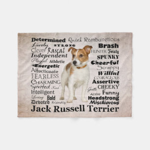 Filt för ull för jackRussell drag