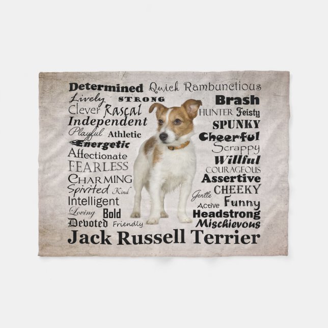 Filt för ull för jackRussell drag (Framsidan (Horisontell))