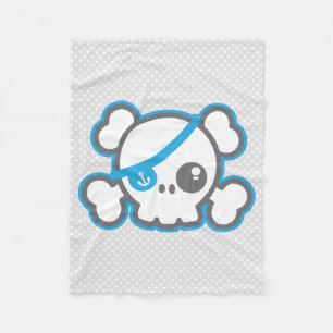 Filt för ull för Kawaii piratskalle