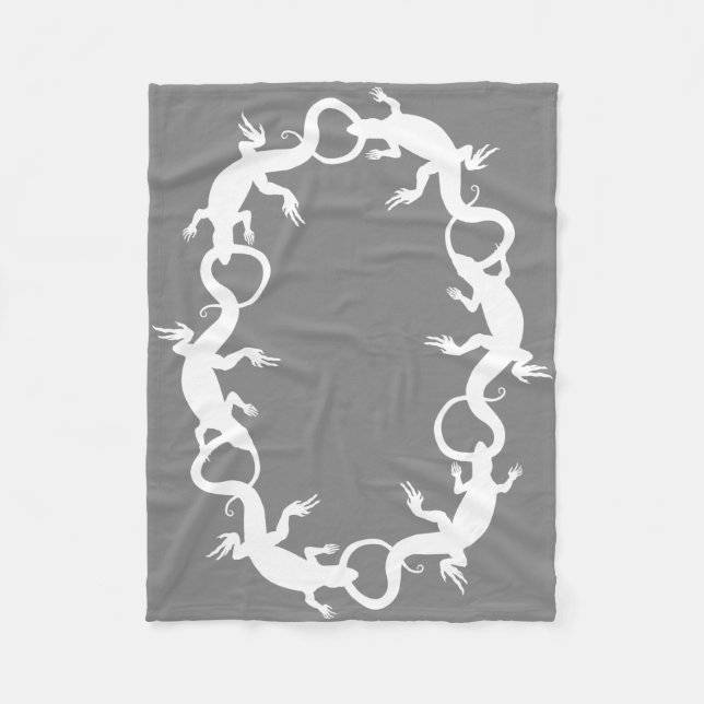 Filt för ull för konst för ödla för ödlafiltcoola (Framsidan)