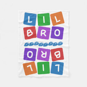 Filt för ull för Lil Bro anpassningsbarnamn