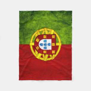 Filt för ull för Portugal stads- Grungeflagga