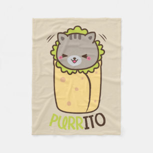 Filt för ull för Purrito Burritokatt