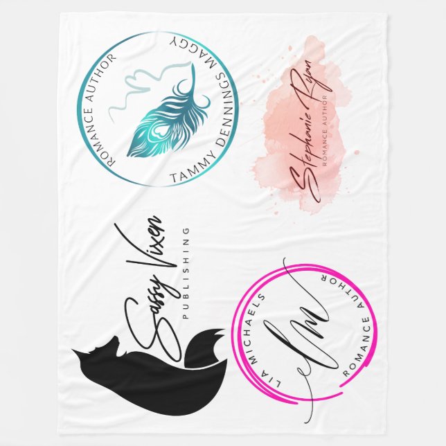 Filt för ull för Sassy argbiggalogotyper (Framsidan)