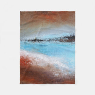 Filt för ull för Siena turkosabstrakt liten