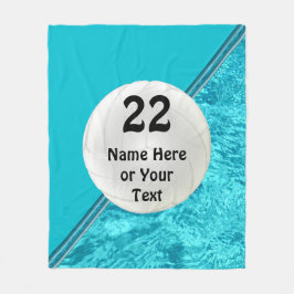 Filt för ull för turkospersonligvolleyboll