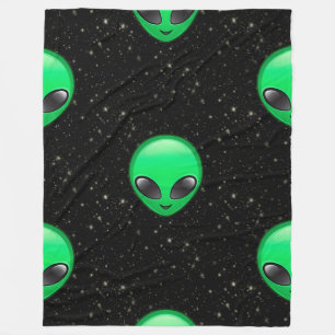 filt för utomjordingsemojis fleece