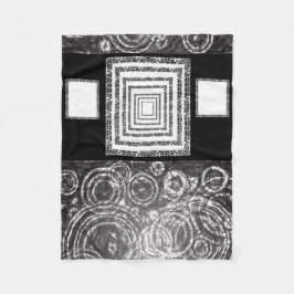 filt för vit svart kornfilt av anpassningsbar