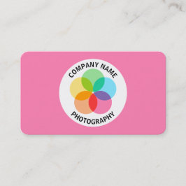 Filterblomma - Rosa #FF7FB2 Visitkort