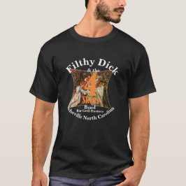 Filthy Dick och 4 Skinsar Band Pub Grill Enoteca T Shirt