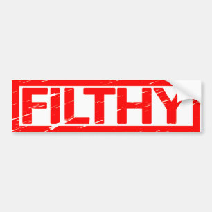Filthy Frimärke Bildekal