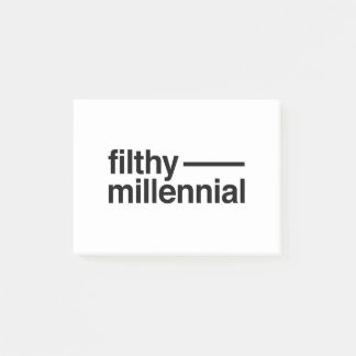 Filthy Millennial Post-it Block