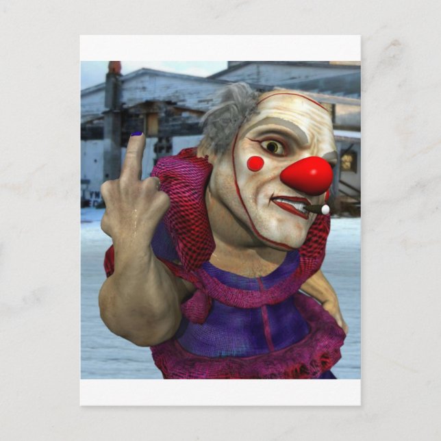 Filthy the Clown Vykort (Framsida)