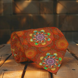 Filtrera Blommigt Red of Squire Manipur Mandala Slips