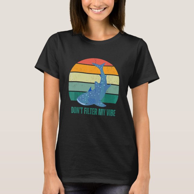 Filtrera Inte Min Vibe  Valhajar T Shirt (Framsida)