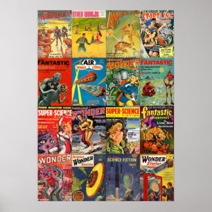 Filtskassage för vintage-SCSI-Pulp-filtret täcker  Poster