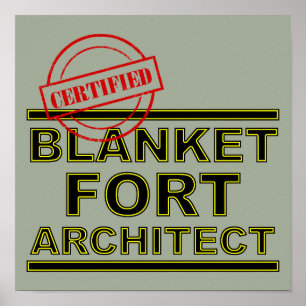 Filttält Arkitekt Rolig Affisch Skylt