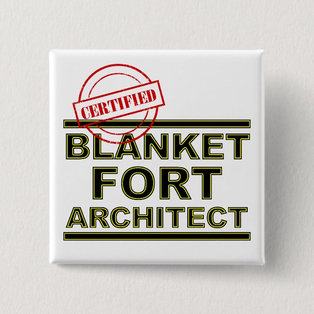 Filttält Arkitekt Rolig Knapp Badge Pin (Framsida)