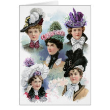 Fin 1900-talets Vintage Designer Vår Hat Women