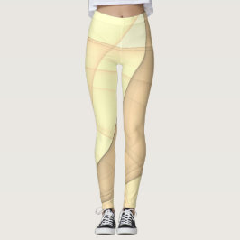 Fin Abstrakt Geometric Snyggt Art Leggings