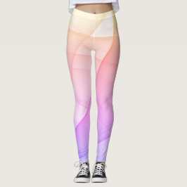 Fin Abstrakt Geometric Snyggt Art Leggings