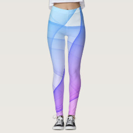 Fin Abstrakt Geometric Snyggt Art Leggings