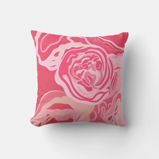 Fin abstrakt ro-design kudde (Framsida)